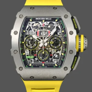 Home richard mille rm 11 titanium yellow strap