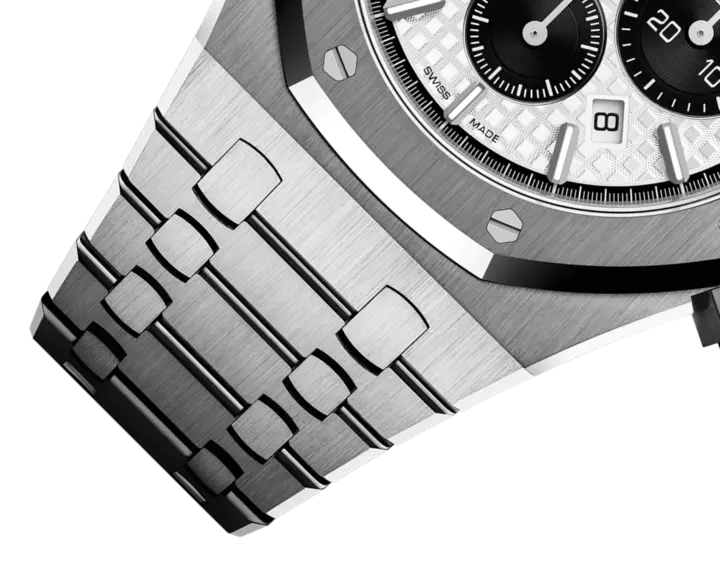 royal oak panda white dial chronograph royal oak panda white dial chronograph