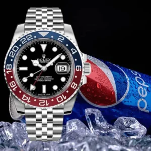 rolex gmt master ll pepsi bezel m126710blro