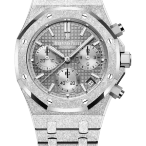 royal oak frosted gold chronograph grey